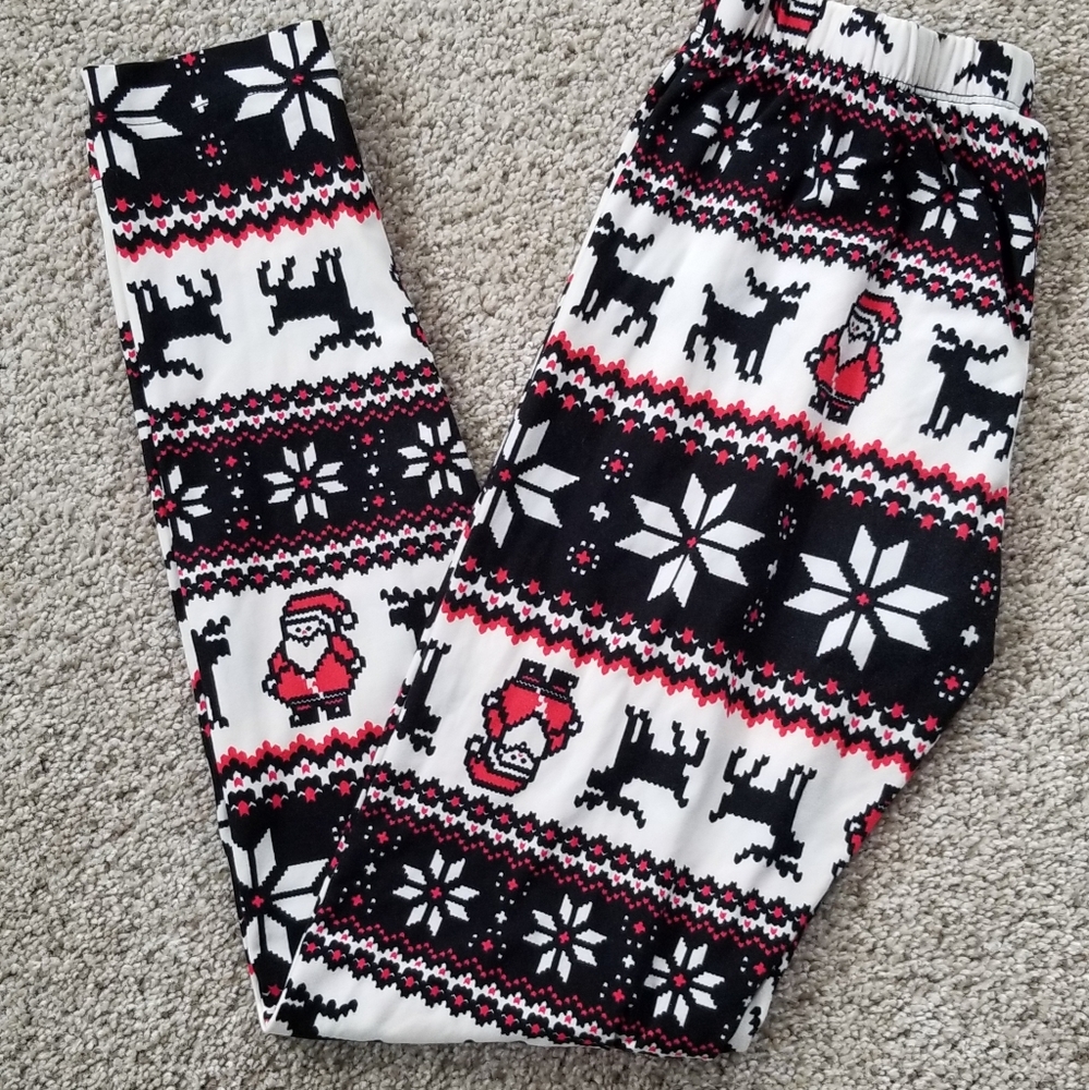 ❤ No boundaries reindeer leggings, size 7-9